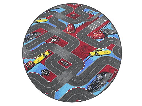 Disney Cars 3 Straßenteppich - rund