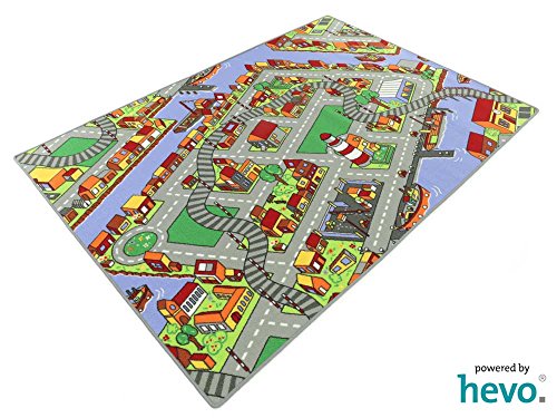Amsterdam HEVO® Teppich | Spielteppich | Kinderteppich 200x200 cm Oeko-Tex 100