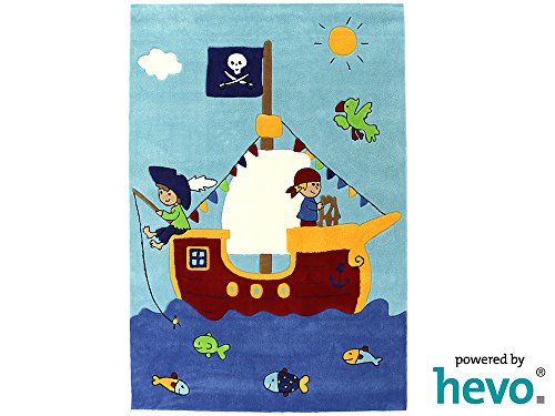 Captain Jack HEVO® Handtuft Teppich | Kinderteppich | Spielteppich | Oeko Tex 100 110x170 cm - 2