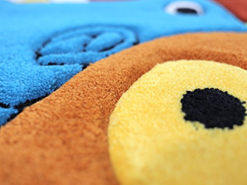Monsters HEVO® Handtuft Teppich | Kinderteppich | Spielteppich 110x170 cm Textiles Vertrauen Oeko Tex 100 - 3